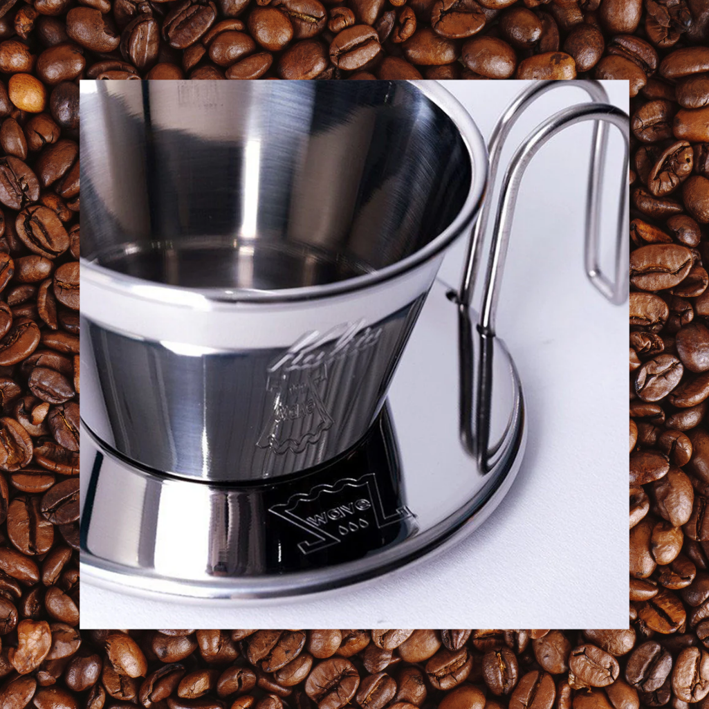 Kalita Wave Tsubame Stainless Steel Coffee Dripper 155