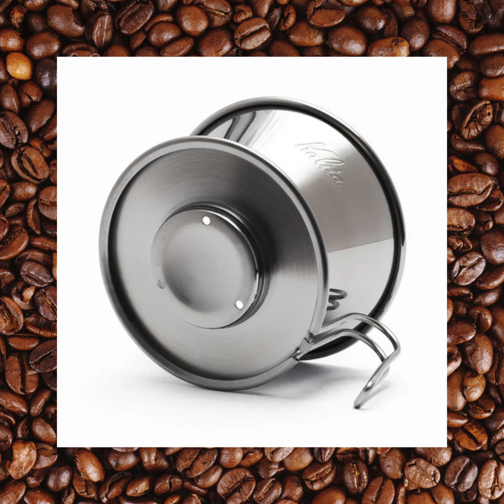 Kalita Wave Tsubame Stainless Steel Coffee Dripper 155