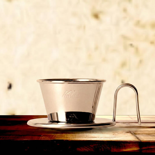 Kalita Wave Tsubame Stainless Steel Coffee Dripper 155